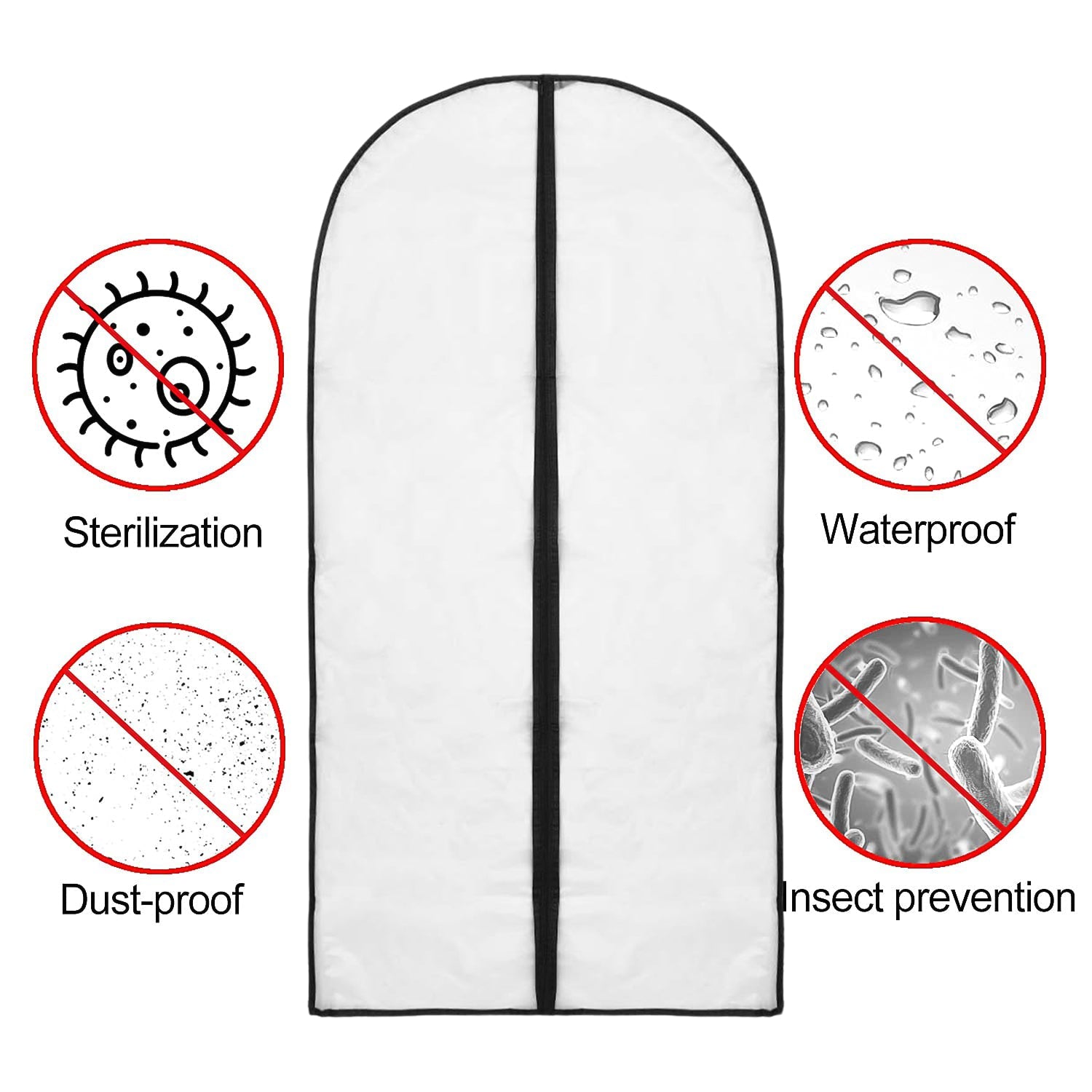 Travel-Friendly Foldable Non-Woven Suit Garment Cover Travel-Friendly Foldable Non-Woven Suit Garment Cover